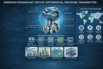 Emerson Rosemount 2051CD Differential Pressure Transmitter | Teknik Rehber, Ürün Kodları ve Fiyat Avantajı